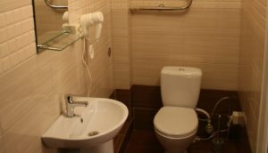Фото санузла в отеле Заозерный